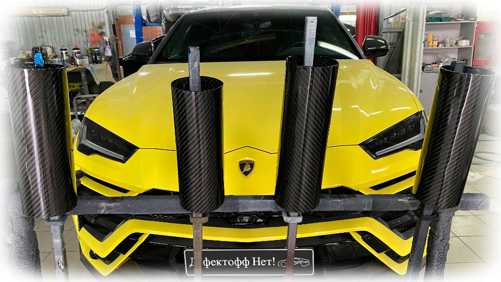 Насадки глушителя на Lamborghini Urus