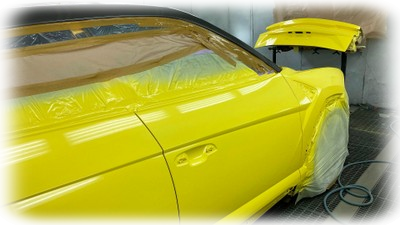 Покраска в камере Lamborghini Urus